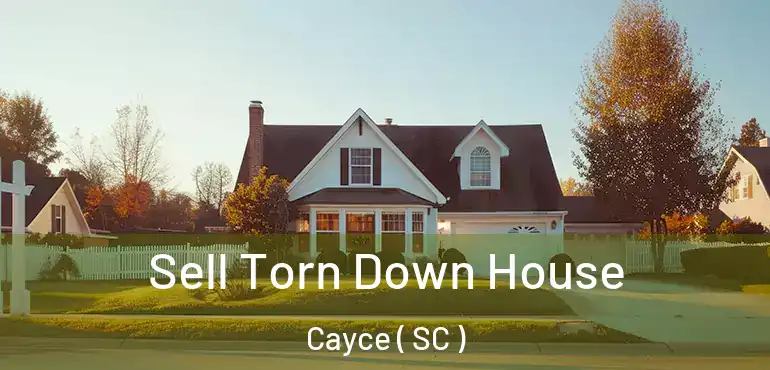  Sell Torn Down House Cayce ( SC )